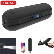 KADAO Multifunction Portable Electric Bicycle Pump Air Compressor Inflator Electric Air Pump for Car Motorcycle Bicycle Soccer