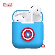 【一代】正版 MARVEL 漫威 復仇者聯盟 AirPods / AirPods2 矽膠軟式保護套 - 美國隊長