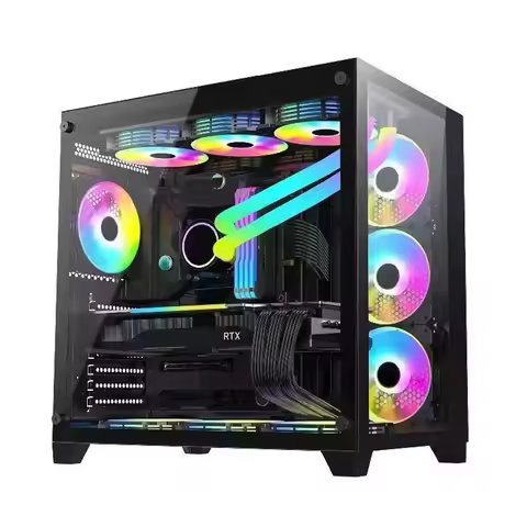 Most Popular Business Gamer Core I3 All-in-One PC 16G DDR4 M.2 RX580 H610 Barebone Gaming Desktop Co