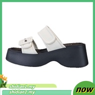 NYC Kasut Perempuan Casey Slip-On Wedges Sandal -N72413-TF02SV-1-BLACK