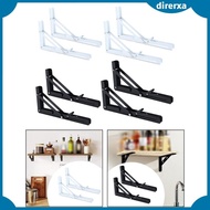 [Direrxa] 2Pcs Shelf Brackets for Table Work Bench DIY Bracket Space Saving Thickened Sturdy Shelf Brackets