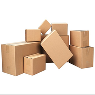 [NEW 2023] 10pcs/lot Wholesale Corrugated Packing Box Kraft Paper Mailing Box Express Transportation Carton Box Christmas Present Boxes