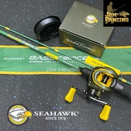 【Jom Pancing】SEAHAWK BASS FORCE 103L V-CAST BC CASTING FISHING REEL ROD