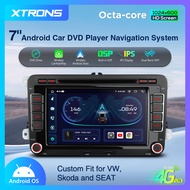 XTRONS 7" VW Golf MK5 Passat B6 Skoda Octavia Car Android Player Android13 8Core Carplay Android Auto 4G LTE Car Radio GPS Navigation Car DVD Player