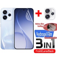 3in1 Screen Protector For Oppo Reno 15 C FS Pro Max PM Reno15 5G 2025 Front Back Lens Film Not Tempe