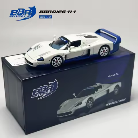 BBR 1:64 MC12 Stradale White alloy car model