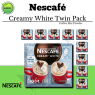NESCAFE Creamy White 3-in-1 Coffee Twin Pack 51g - Pack of 10