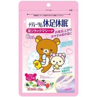 獅王 Lion 休足時間 懶懶熊休眠足貼 6枚