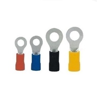 New Style Unisex RV5.5-4 Round Pre-Insulated Terminal O-Type Cold Press Terminal Copper Nose RV5-4 R