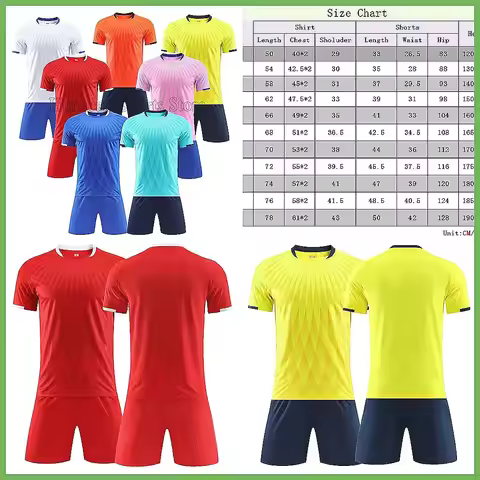 Wholesale price custom name factory sale Custom Soccer Shirt Custom Soccer Jersey Set Men Kids Quick