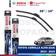 Bosch Aerotwin Wiper Set For Toyota Corolla Altis (E18) 2013 to 2019 (26"/14")
