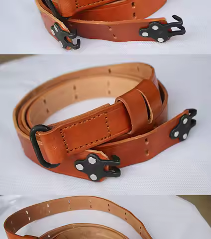 Reproduction WWII US Army M1 Military Gun Strap Kit Garand Rifle M1907 M1903 M1 GARAND Leather Sling