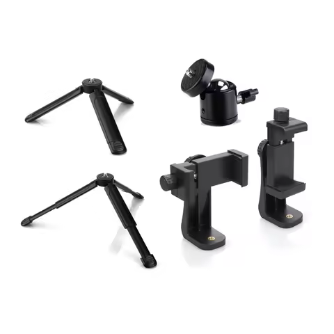 Extendable Feet Tripod for Gopro 13 12 11 Insta360 X5 X4 Dji Osmo 360 Swivel Phone Bracket 1/4 Inch 