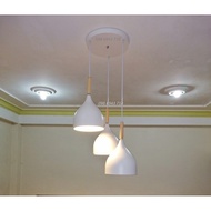 BEAUTIFUL ALUMINUM DINING TABLE DROP LIGHT SET FLOOR DROP LIGHT