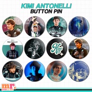 KIMI ANTONELLI BUTTON F1 FORMULA ONE DRIVER BUTTON PIN BADGE 1.25"