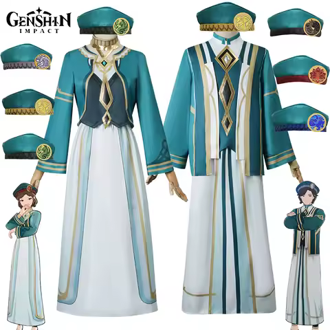 The Akademiya Cosplay Costume Game Genshin Impact The Akademiya Cosplay Uniform Sumeru Library Hallo