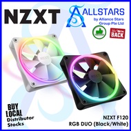 (ALLSTARS : We Are Back / DIY PROMO) NZXT F120 RGB Duo (Black/White) 120mm Dual-Sided RGB Fan (RF-D12SF-B1/RF-D12SF-W1) (Warranty 2years with TechDynamic)