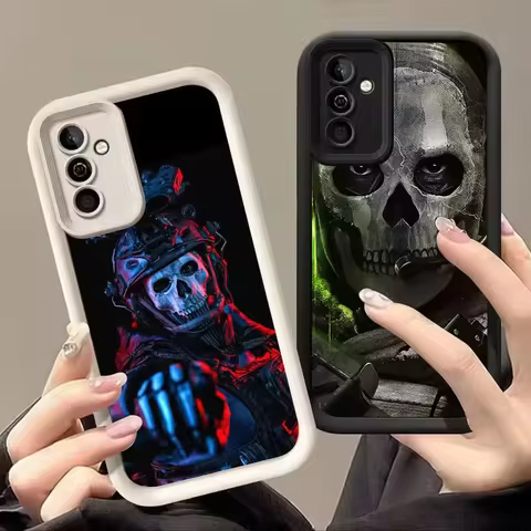 Skeleton Call Of Game Duty For Samsung Galaxy Case S24 S23 S22 S21 Ultra Plus Fe A55 A54 A53 A52 A35