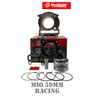 SUNBEN CYLINDER BLOCK SET MIO/M3/MIOi125 59MM STD