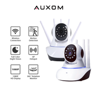 AUXOM IP Kamera CCTV Yoosee/V380 Pro Wireless Wifi IP Smart Camera Indoor HD 1080P 3 Antena