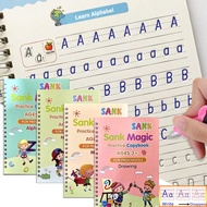 4 Book/Set (Free Pens)SANK Magic Writing Magic Calligraphy Handwriting Copybook Set Writing Board Tr