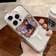 Naruto for iPhone Clear Transparent 11Pro 13Pro 11 12 13 14 15 16Plus Phone Case ins Magnetic 11 12 
