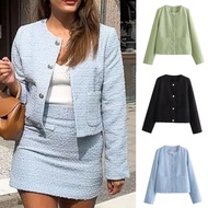 Classy Tweed Blouse 74339