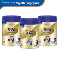 [Bundle of 3] Wyeth S-26 Gold Progress Stage 3 Growing Up Milk Formula 900g