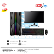 PC/CPU GAMING FULSSET i5 + RAM 16GB + VGA 2GB + SSD 128GB BERGARANSI
