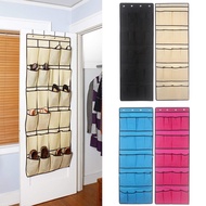 20 Pockets Over The Door Shoe Organizer Rack Hanging Storage Space Saver Hanger Tool Behind Door Wall Storage Bag Closet Holder Hanging Bag