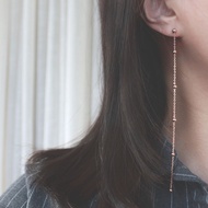 Yuvia Long Drop Earrings 925. Silver / korea korean fashion accessories jewelry item 925 silver gold