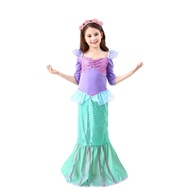 SK Kids Costume Kids Little Mermaid 3/4 Sleeve
