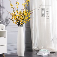 vase🟨Floor Vase White Nordic Large Vase Living Room Modern Minimalist Dried Flower Arrangement Tall Large Ceramic Deco00
