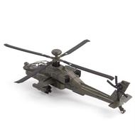1:32 Scale AH-64 Airplane Model Toy Car Alloy Diecast Rotatable Propeller Sound Light Fighter Vehicl