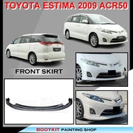 TOYOTA ESTIMA 2009 ACR50 TRD STYLE FRONT SKIRT BODYKIT MATERIAL PU GETAH