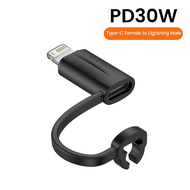 30W Type C To Lightning Adapter Fast Charge For lPhone Type C Female to Lightning Male Adapter Data 