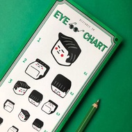 視力檢查表-綠 3D Face Eye Chart (GREEN)
