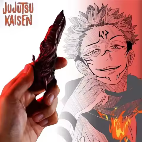 Real Ryomen Sukuna Finger Figures Jujutsu Kaisen Statue Gojo Sukuna Figurine Anime Sculpture House D