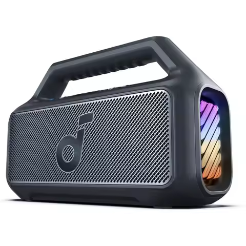 soundcore Boom 2 By Anker, Outdoor Speaker, 80W, Subwoofer, BassUp 2.0, 24H Playtime, IPX7 Waterproo