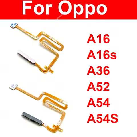 Fingerprint Sensor Flex Cable For OPPO A16 A16s A36 A52 A54 A54S 4G 5G Power Button Finger Print Tou