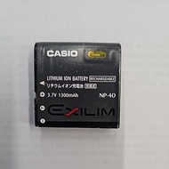 CASIO NP-40 Lithium Ion Rechargeable Battery 3.7V 1300mAh  original