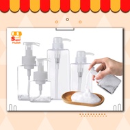 Dispenser Syampu Botol Tekan Gel Mandian Cecair Sabun Bilik Mandi Kosong Botol Plastik Gaya 250ML/45