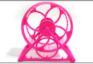 Monstermarketing Hamster Exercise Wheel Silent Running Wheel for Hamsters, Gerbils, Mice and Other Small Pets Pink