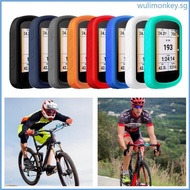 WU Soft Anti-slip Bike Skin Case for-Garmin Edge 840 Anti-drop GPS Protective Cover