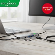 Goojodoq 6-in-1 USBC to USB 3.0 HDMI PD OTG 4K SD TF Card Reader Type C Hub Adapter  Goojodoq 6 dala