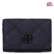 (CHAT BEFORE PURCHASE)BRAND NEW AUTHENTIC INSTOCK TORY BURCH 150057 WILLA MATTE CARD CASE BLACK