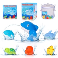 Orabow Bath Toy Set for Toddlers Bath Toys for Toddlers 1-3 Ocean Baby Suction Pool Beach Bathtub Wa