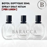 Hemat Botol Parfum Diptyque 30Ml Drat Hitam - Botol Parfum Oval 30Ml -