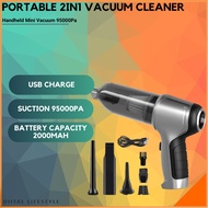 Portable 2in1 Vacuum Cleaner Wireless Car Vacuum Cleaner Handheld Mini Vacuum 95000Pa Cleaner For Ca