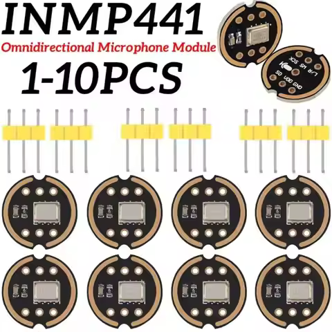 1-10PCS INMP441 Omnidirectional Microphone I2S Interface Low Power MEMS High Precision Digital Outpu